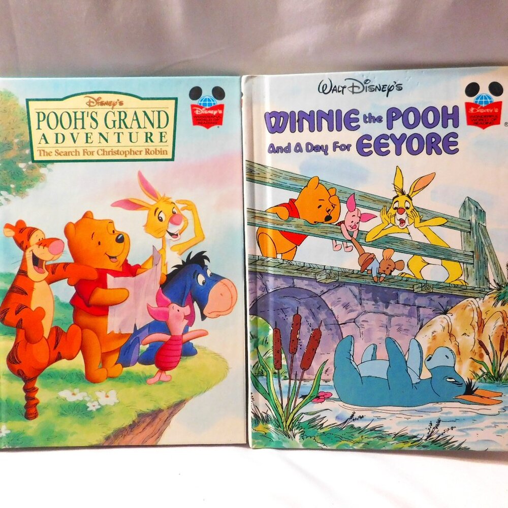 Disney's Wonderful World of Reading Winnie the Pooh Books Lot of 2